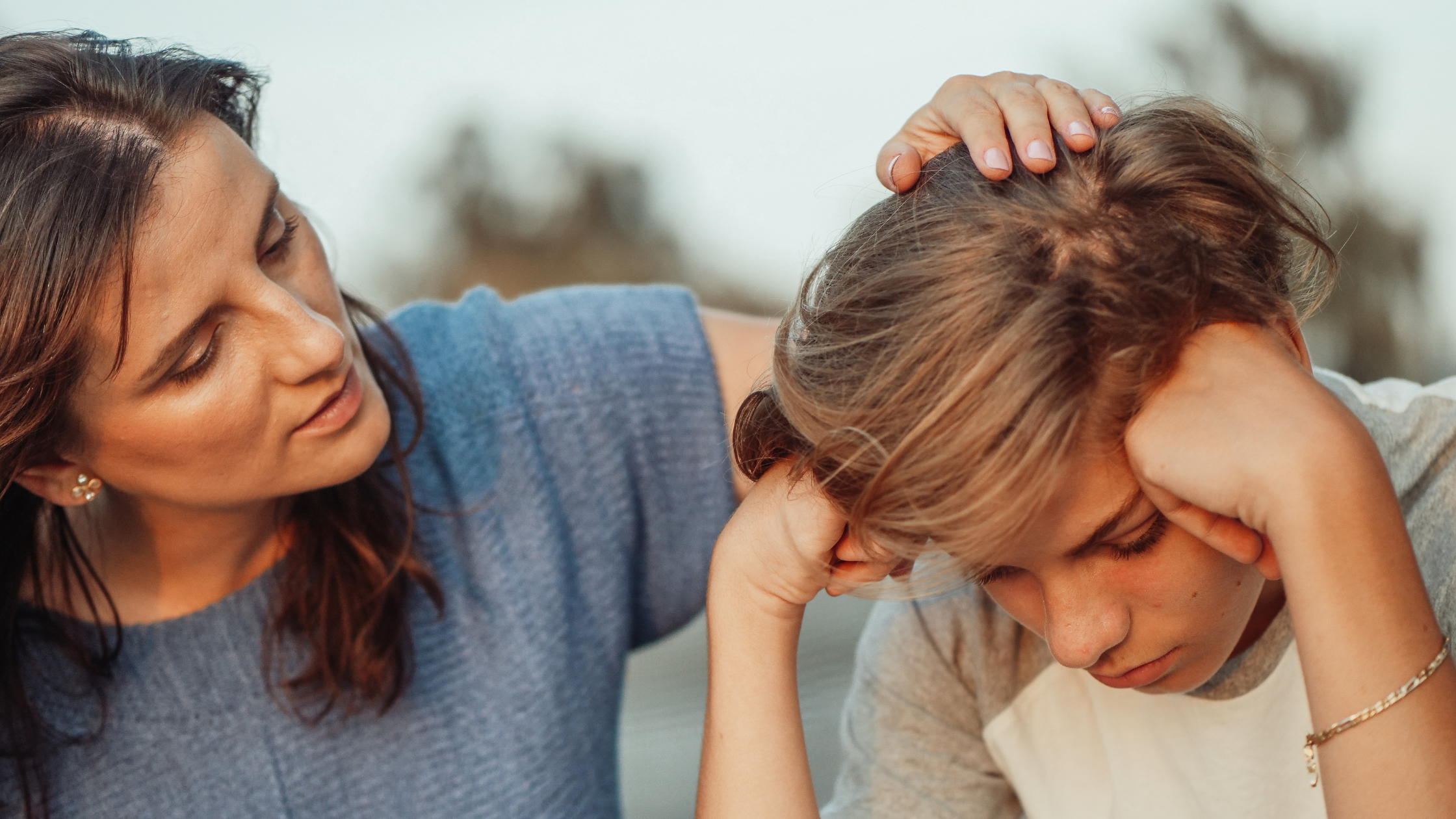 Parent and child conversation 